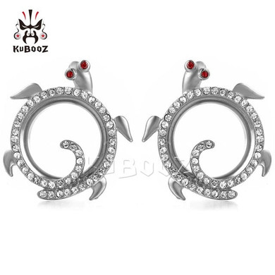 Beauty Turtle Shape Fashion Ear Gauges Stainless Steel