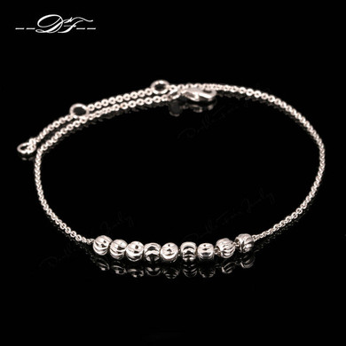 Anklets Chain Rose Gold Color/Silver Tone