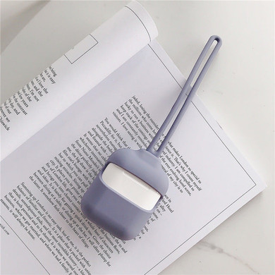 Liquid Silicone lanyard rope for apple airpods