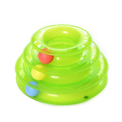 Three Levels Cat Tower Tracks Toys