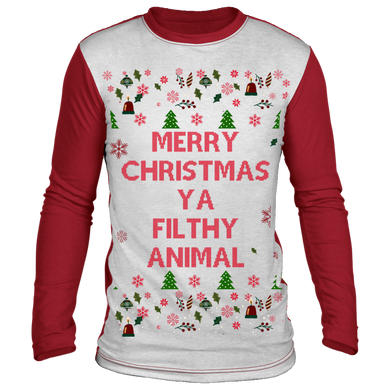 Merry Christmas Ya Filthy Animal Ugly Sweater