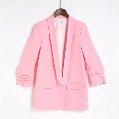 Women Highstreet Shawl Collar Belted Leopard Print Elegant Blazer Autumn Workwear Outerwear