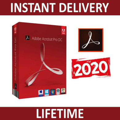 Adobe Acrobat Pro DC 2020 (Windows) Original Official Lifetime Key