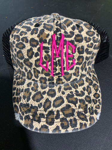 Custom Monogramed Hat