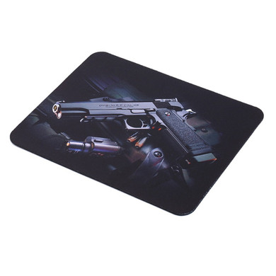 Gun Picture Anti-Slip Mice Pad