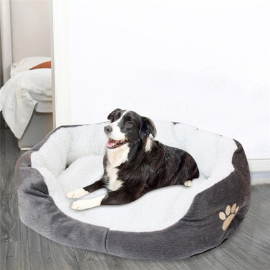Washable long plush Super Soft Dog Bed