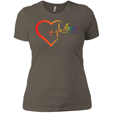 Rainbow Heartbeat Love Shirt