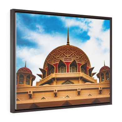 Masjid Putrajaya Malaysia Horizontal Framed Premium Gallery Wrap Canvas