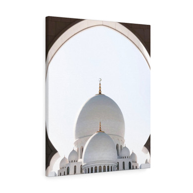 Sheikh Zayed Grand Mosque Vertical Canvas Gallery Wrap