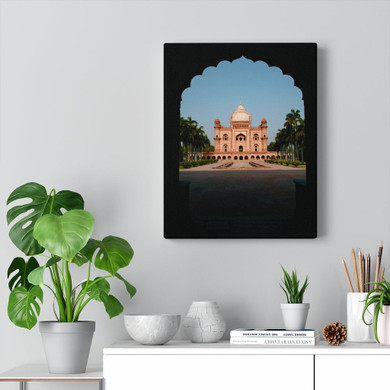 Jama Masjid Delhi Vertical Canvas Gallery Wrap