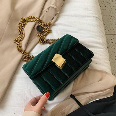 Luxury Velvet Crossbody Bag