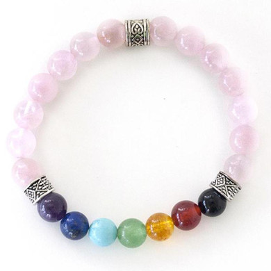 I AM My Heart Centered Chakra Crystal Healing Bracelet