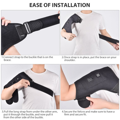 Heat Therapy Shoulder Brace for Tendinitis, Stiffness, Torn Rotator cuffs , Frozen shoulder and More.