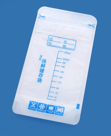 30 Pieces 250ml Milk Freezer Bags Baby Food Storage