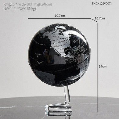 Retro Rotating Globe