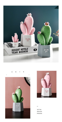 Resin Cactus Ornaments