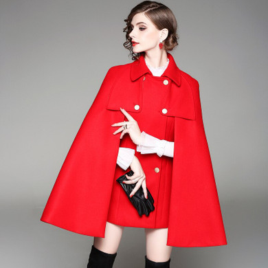 Women's New Fashion Long Suit  Female Winter Woolen Coat in many sizes