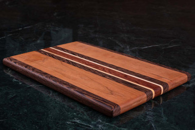 Edge Grain Style - Wood Steak Board