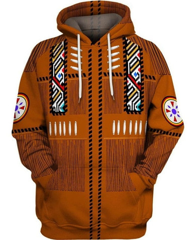 Native Indian 3D Hoodies