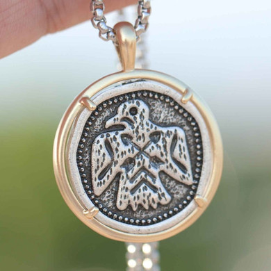 Navajo Native American Thunderbird Necklace  Southwestern Navajo Native American Thunderbird Necklace  Southwestern