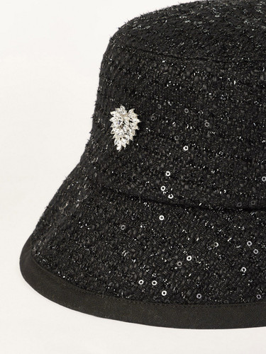 PREMIUM RHINESTONE DECOR BUCKET HAT