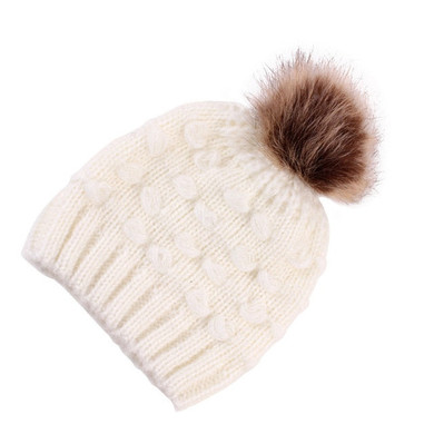 Cute Toddler Kids Crochet Knit Beanie Cap