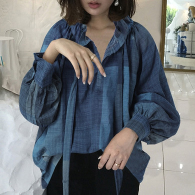 Spring / Summer -  13 Colors Celmia Elegant Office Ruffles Blouses Women 2021 Fashion Lantern Sleeve Bow Tie OL Tops Casual Polka Dot Shirt Blusas