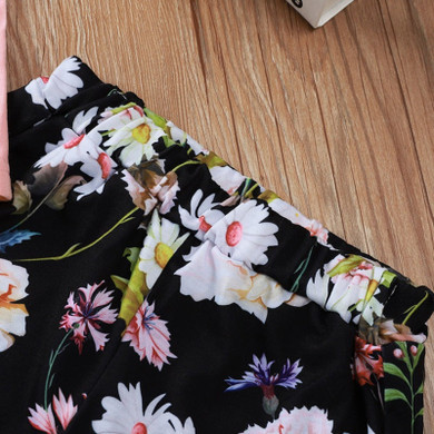 "Daddys Girl Mommy World" Two-piece Shorts Set