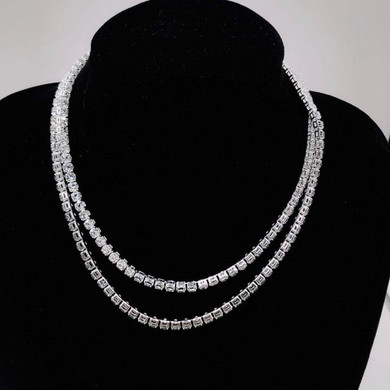 S&H Iced Gold and Silver Necklaces