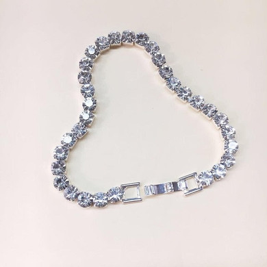 Iced Silver and Gold Bracelets