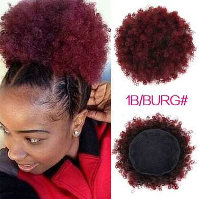Afro Curly Ponytail Drawstring Kanekalon