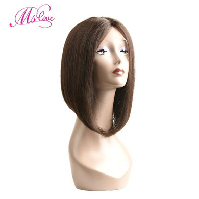 Human Hair Wigs Lace Front Short Bob