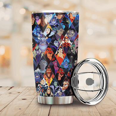 Disney Villains - Tumbler Allover Print