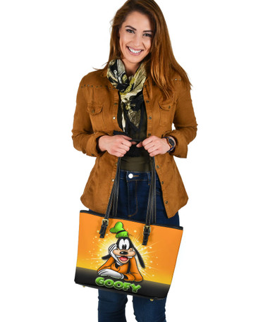 Gf - Small Leather Tote Bag