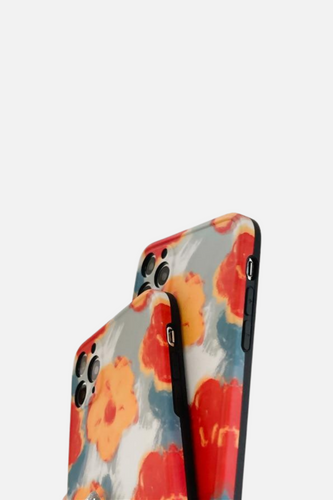 Retro Yellow Flowers Oil Painting iPhone Case