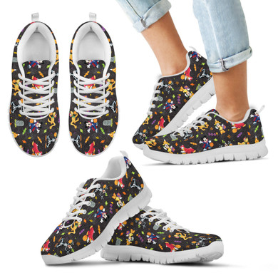[Express Line Product+ 12$] Mickey Disney Halloween Women's Sneakers (Black)