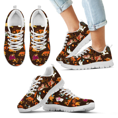 [Express Line Product+ 12$] Cats Disney Halloween Women's Sneakers (Black)