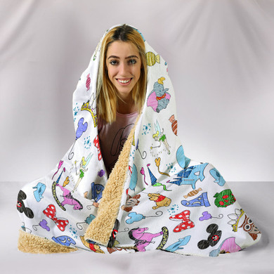 Disney Hats Hooded Blanket Disney Hats Hooded Blanket