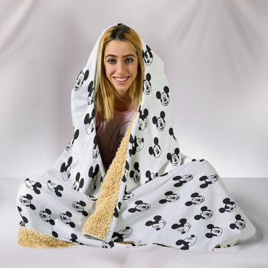 MICKEY HEAD HOODIE BLANKET