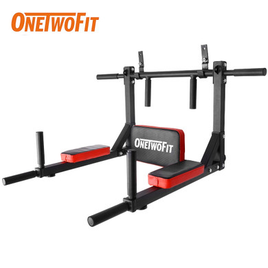 ONETWOFIT Wall Mounted Pull Up/ChinUp/Dip Station