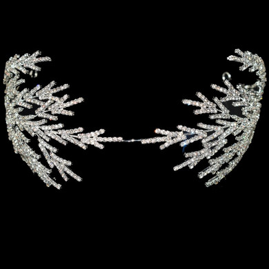 2020 Retro Luxury Bridal Hairband Headband Baroque Crystal Headdress Women Hairband Prom Girl Wedding Hair Accessories Headband (FS-1069- Silver)