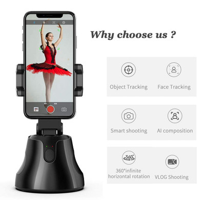 Portable All-in-one Auto Smart Shooting Selfie Stick  360 Rotation