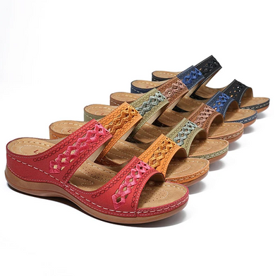 2021 Women Summer Open Toe Vintage Sandals