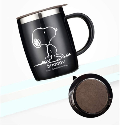 Snoopy 304 Stainless Steel Coffee Mug Cup with Handle