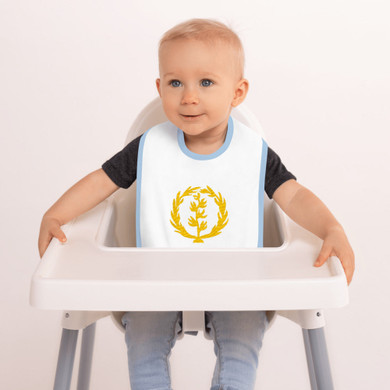 Eritrea Embroidered Baby Bib