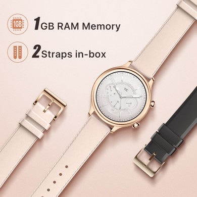 TicWatch C2 Plus Wear OS Smartwatch 1GB RAM Built-In GPS Fitness Tracking IP68 Waterproof Watch NFC Google Pay Women's Watch