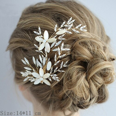 Bridal Hair Comb Clip Headband Wedding Hair Accessories Rhinestone Flower Bridal Hair Accessories Tiara Headband Head Jewelry