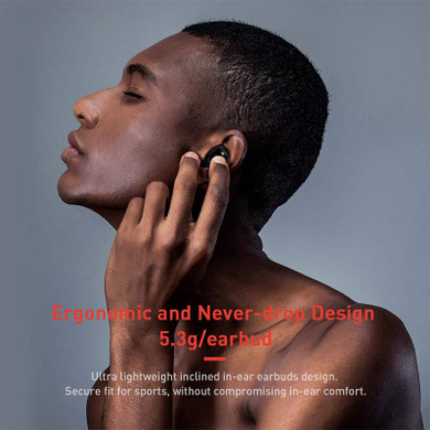 Blitzwolf AIRAUX UM1 Bluetooth Earphone Wireless Headset HiFi Noise Reduction IPX6 Waterproof Sports Headsets With Mic