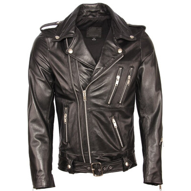 Motorcycle Leather Jacket Men Genuine Leather Jackets 100% Cowhide Sheepskin Moto Biker Leather Jacket Man Skin Coat Autumn M353