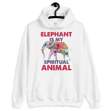 Elephant My Spiritual Animal Unisex Hoodie